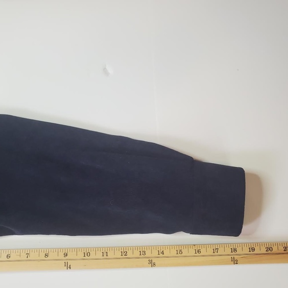 Tasso Elba Corduroy Navy Blue Button Down Medium Shirt - Picture 8 of 8